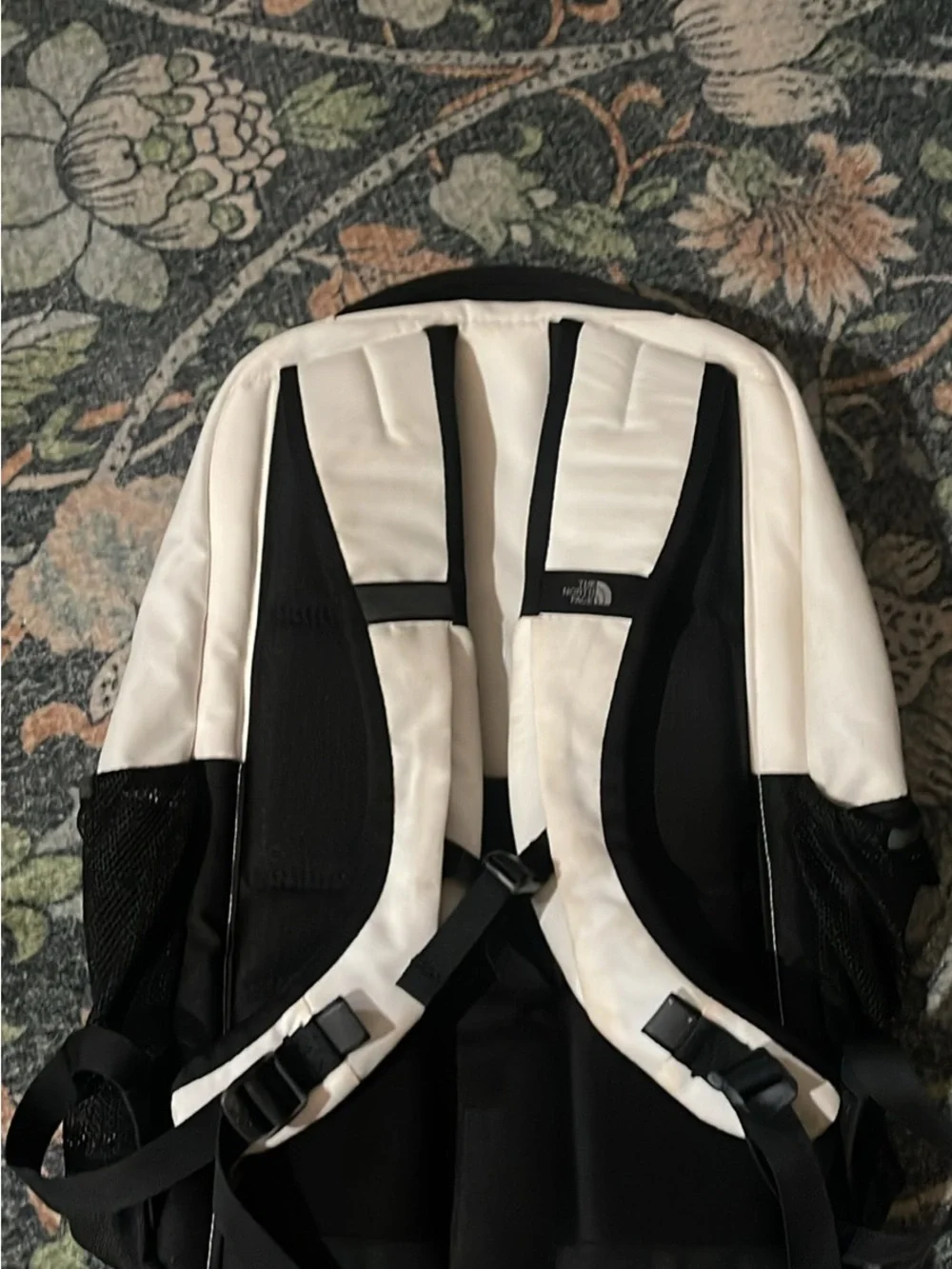 The North Face Jester Backpack in White and Black